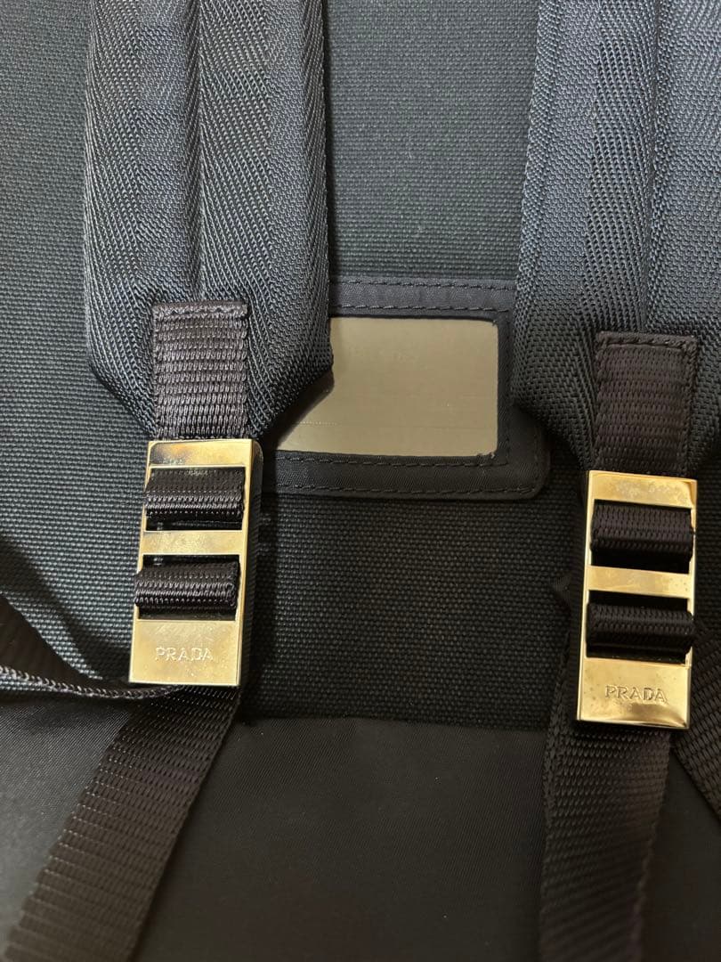 付属品あり　PRADA V136 リュック バックパック　ダークネイビー　濃紺