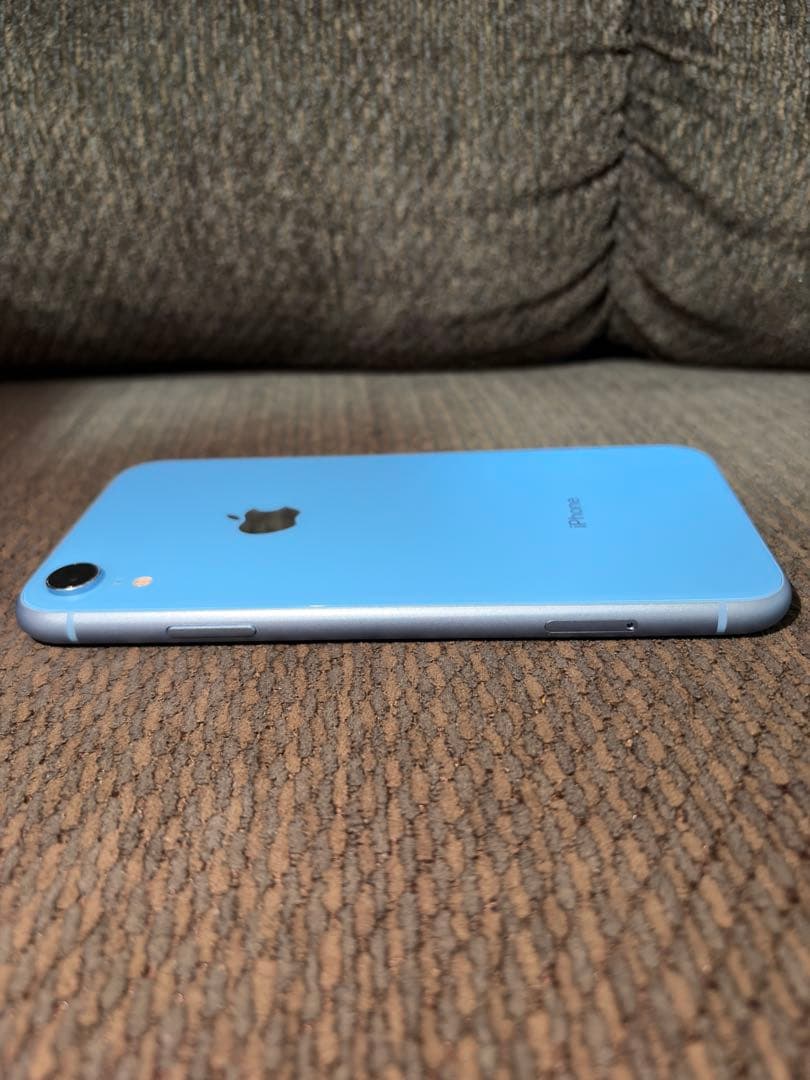 Apple iPhone XR ブルー 本体 美品 早い者勝ち‼️