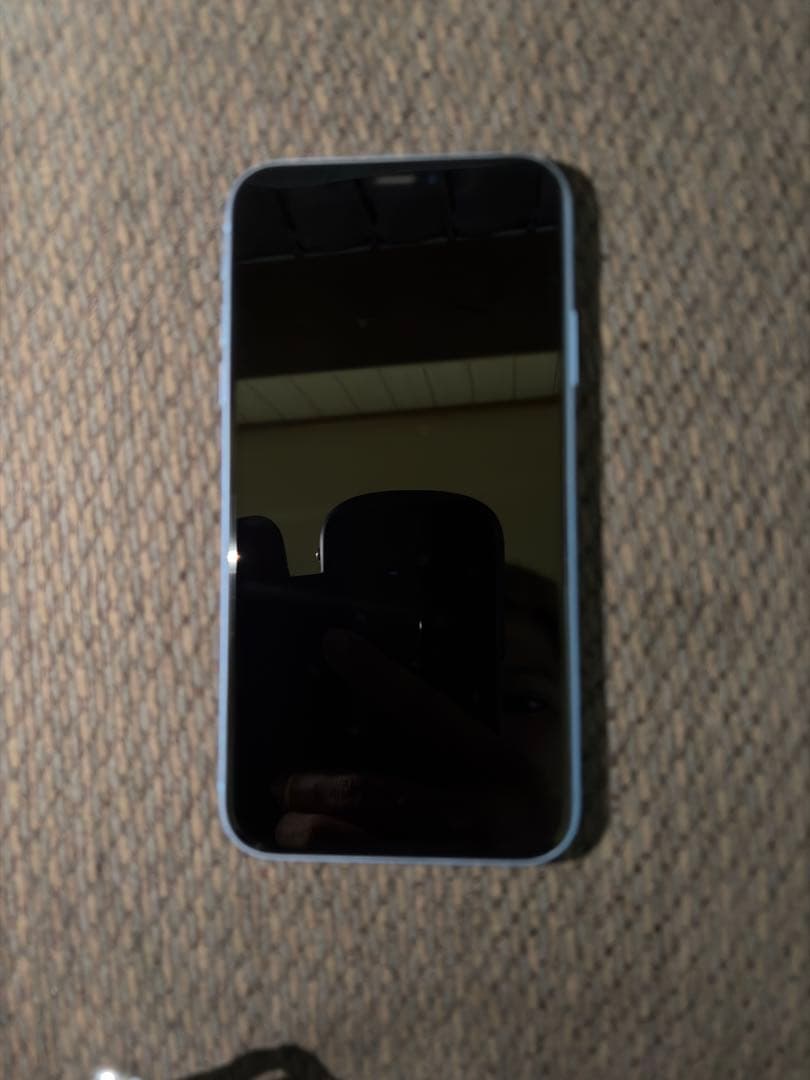 Apple iPhone XR ブルー 本体 美品 早い者勝ち‼️