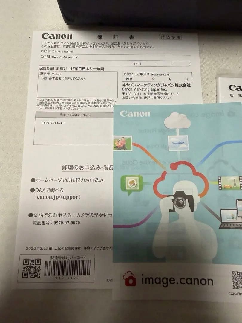 Canon EOS R6 Mark II 本体 バッテリー付き