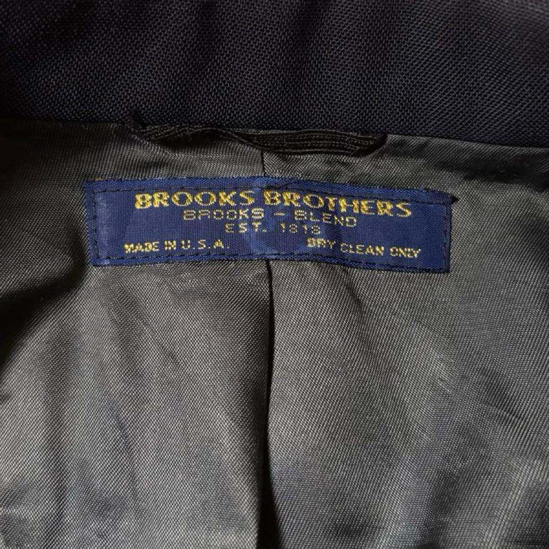 80年代USA製Brooks Brothersテーラードジャケット濃紺ネイビーL