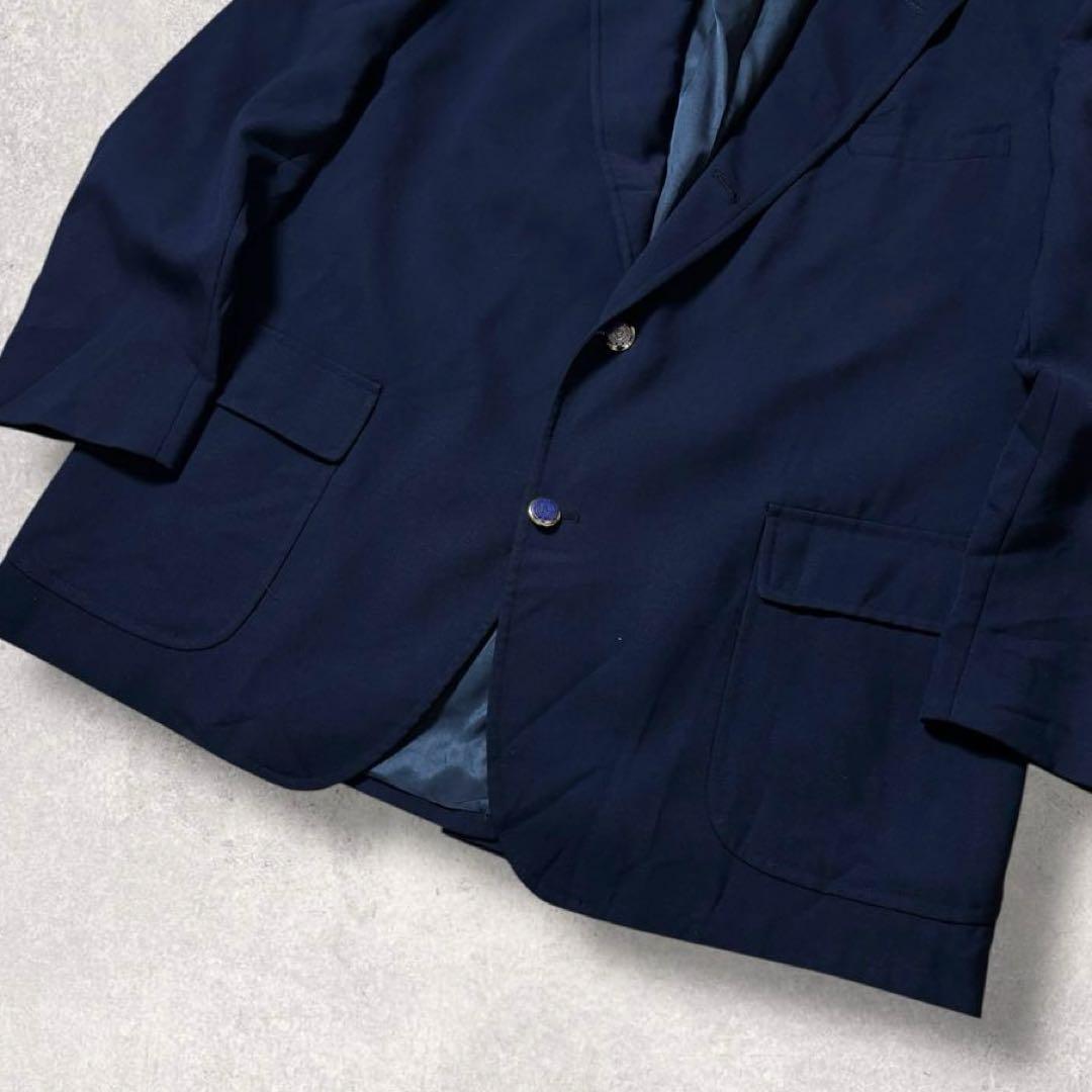 80年代USA製Brooks Brothersテーラードジャケット濃紺ネイビーL