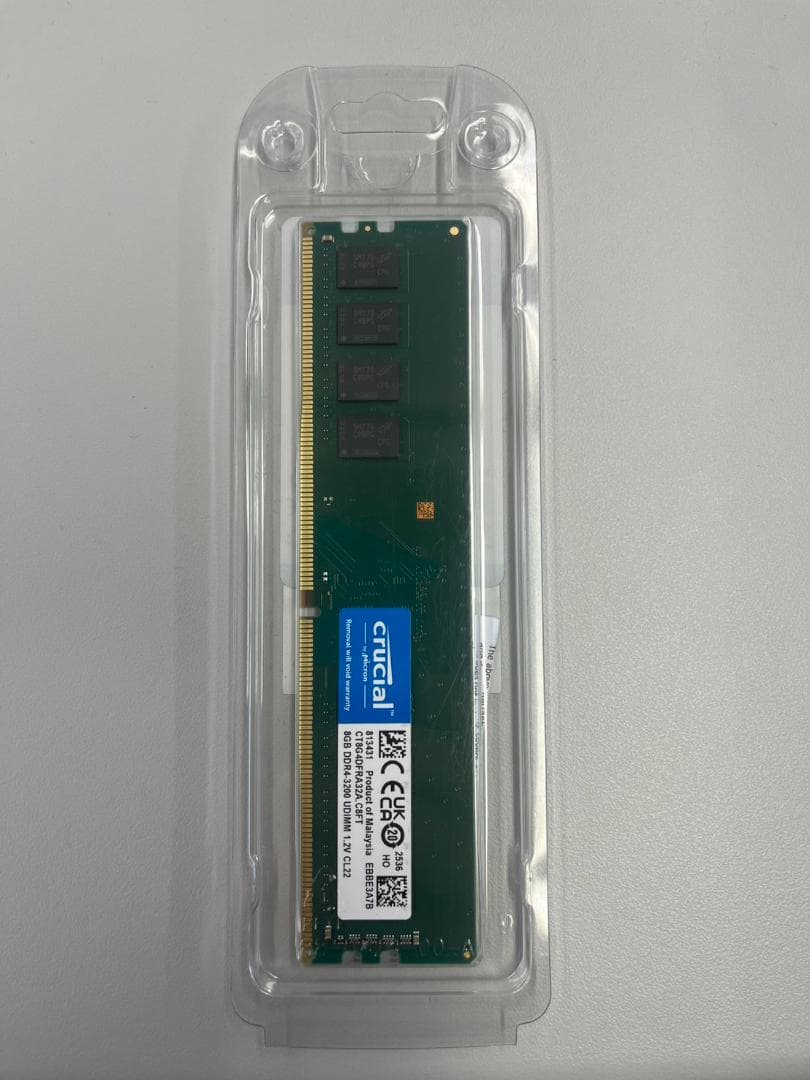 Crucial デスクトップ用増設メモリ 8GB CT8G4DFRA32A