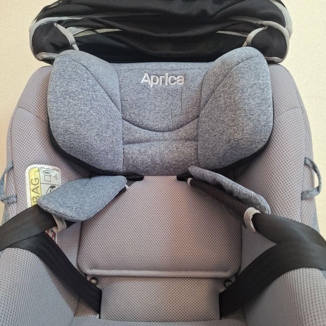 【美品】Aprica クルリラ AC ネイビー NV フットステップ付き