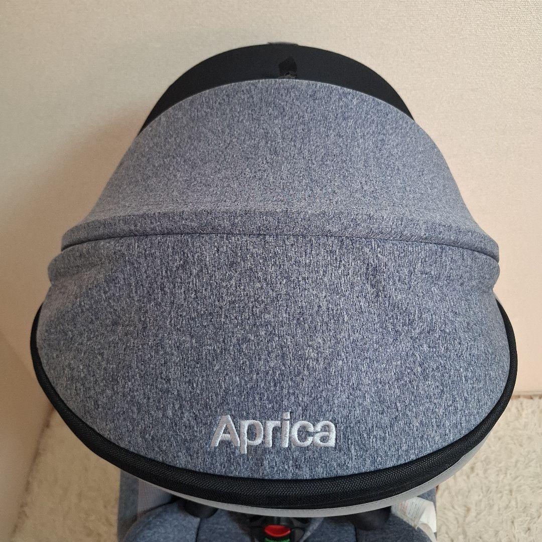 【美品】Aprica クルリラ AC ネイビー NV フットステップ付き