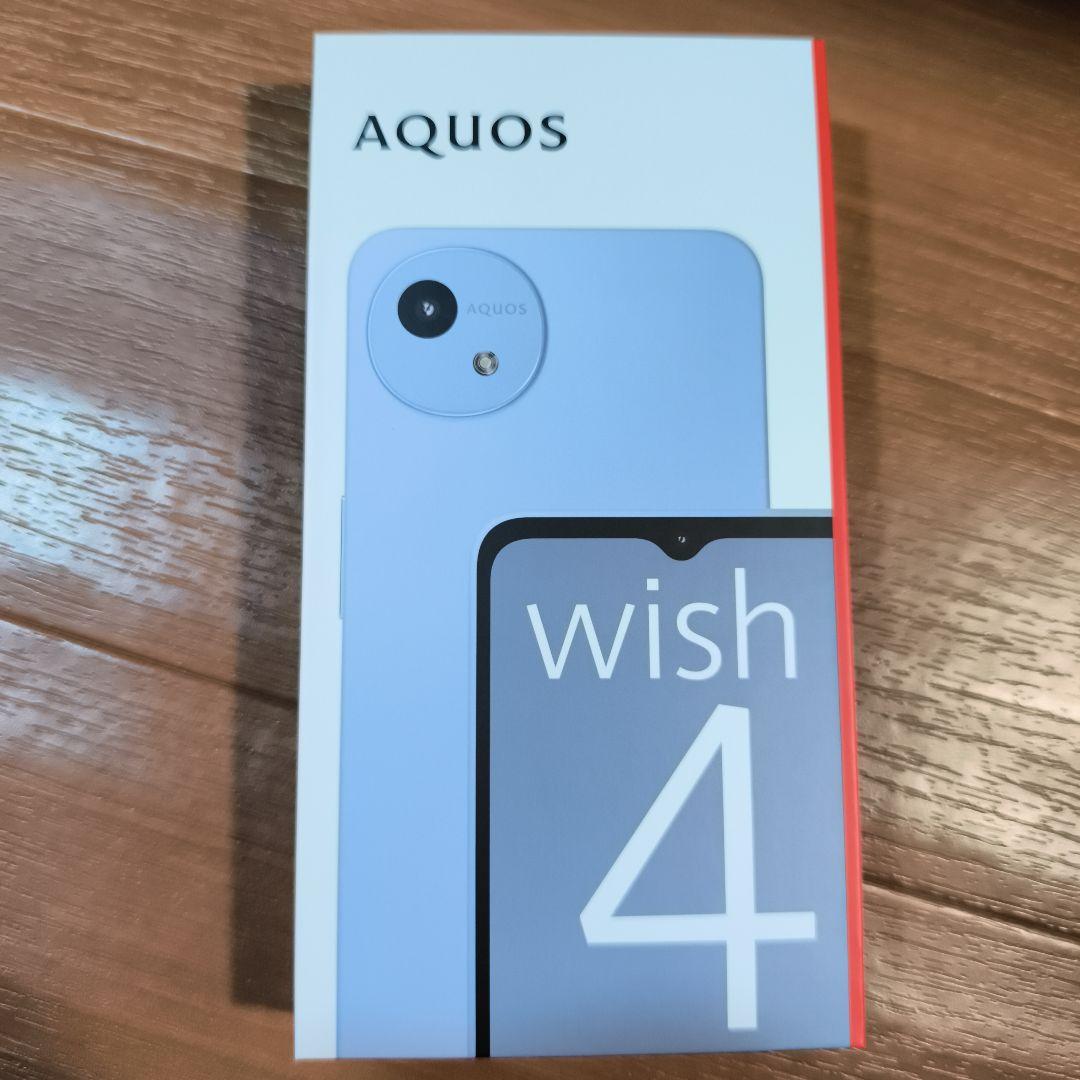 新品未使用品　AQUOS wish 4
