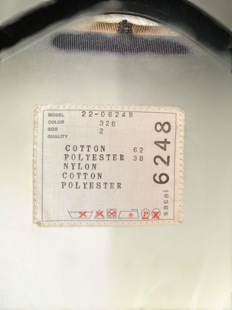 sacai★SpongeSweatZipUpBlouson パーカー　Wジップ