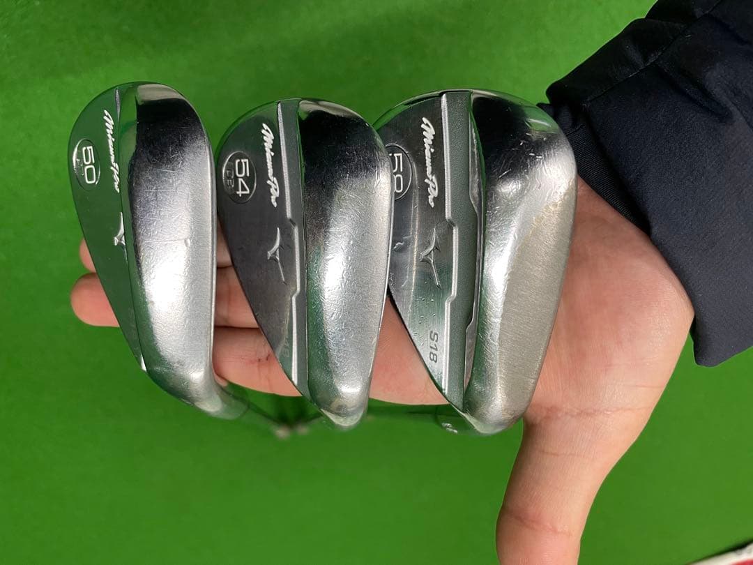 Mizuno ミズノプロS18ウェッジ 50° 54° 58° 3本セット