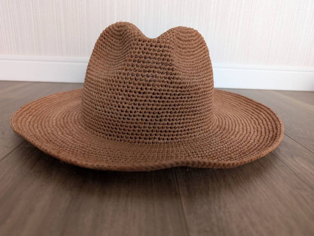 KIJIMA TAKAYUKI【ラフィア素材】手編みソフトハット