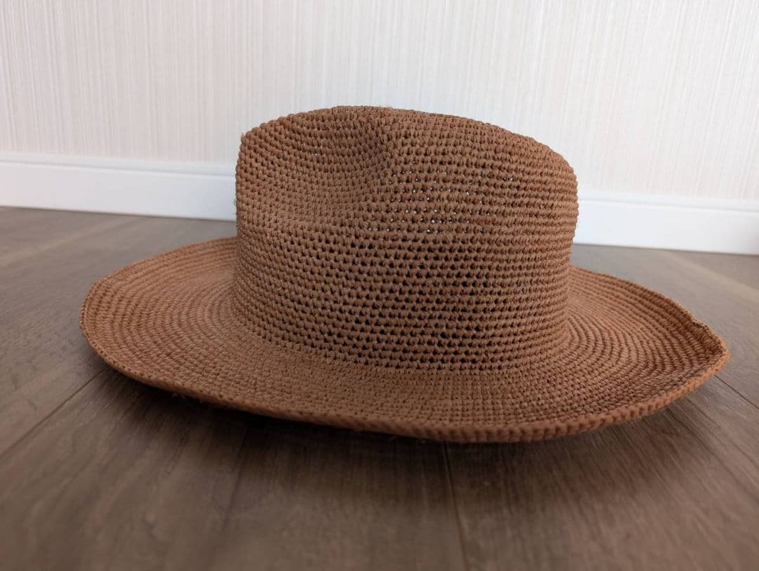 KIJIMA TAKAYUKI【ラフィア素材】手編みソフトハット
