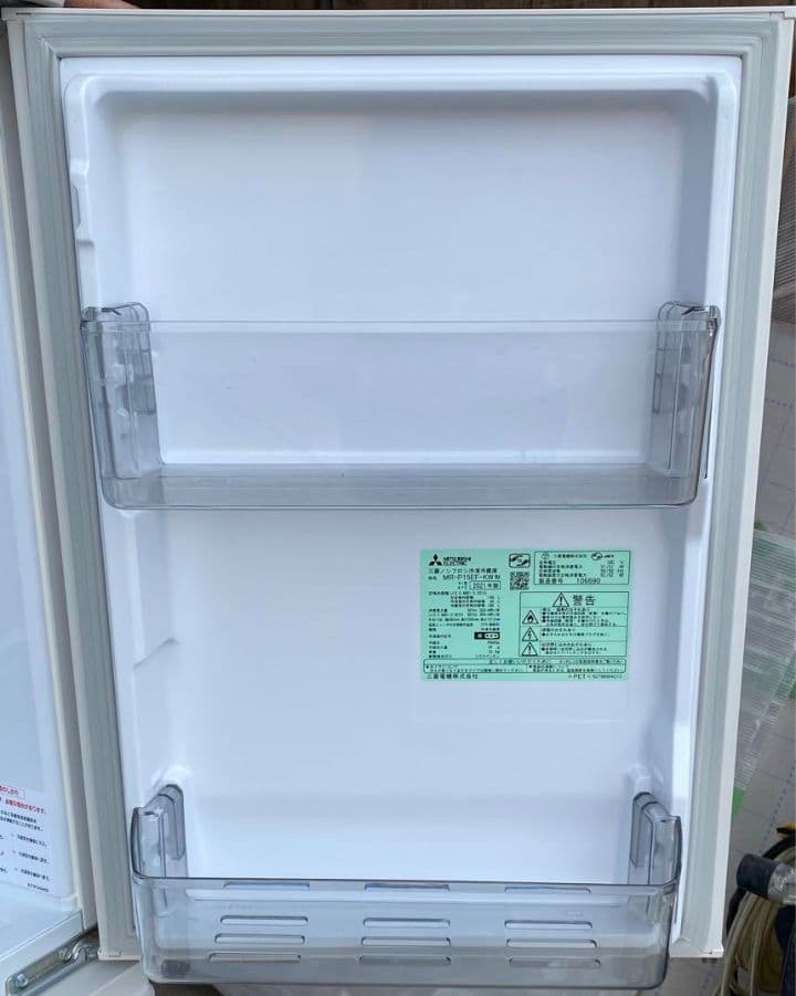 三菱 ノンフロン冷凍冷蔵庫　MR-P15EF-KW 2021年製　146L #2