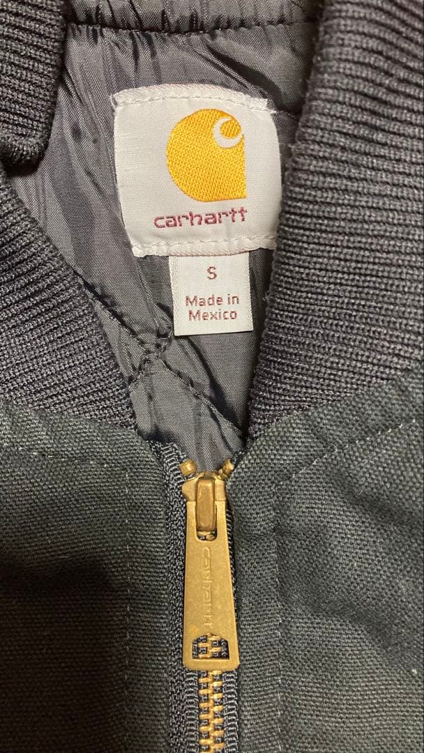 Carhartt ブラック ダックベスト S