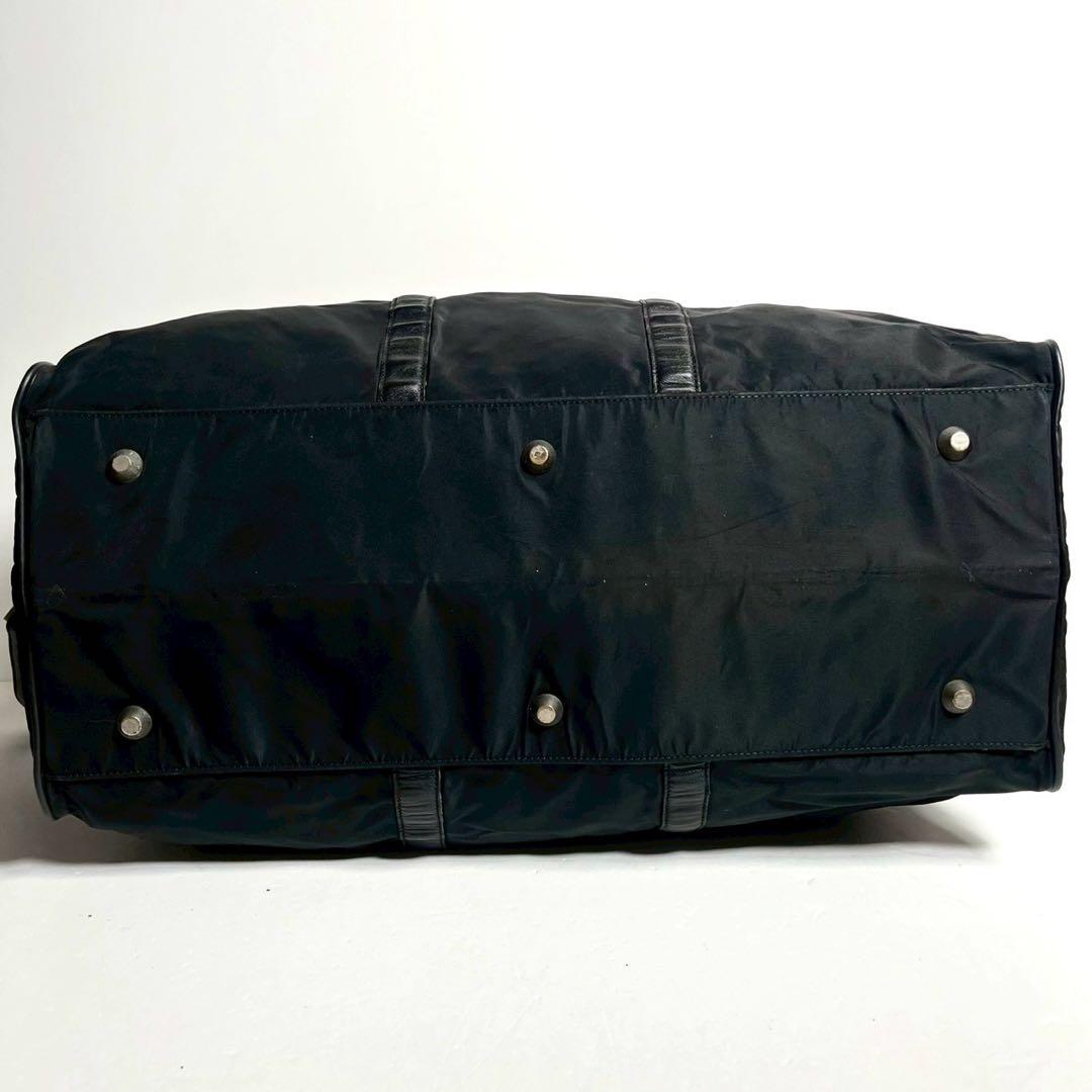 【極美品✨】プラダ 2way ボストンバッグ ショルダーバッグ ネームタグ 黒