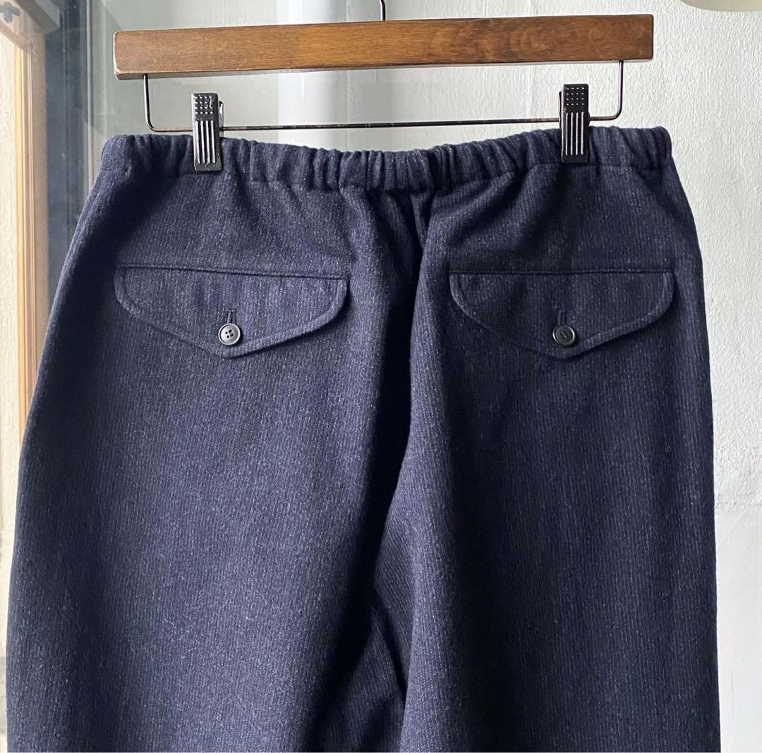 comoli リファインウールダブルセットアップ