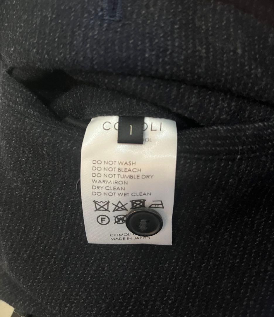 comoli リファインウールダブルセットアップ