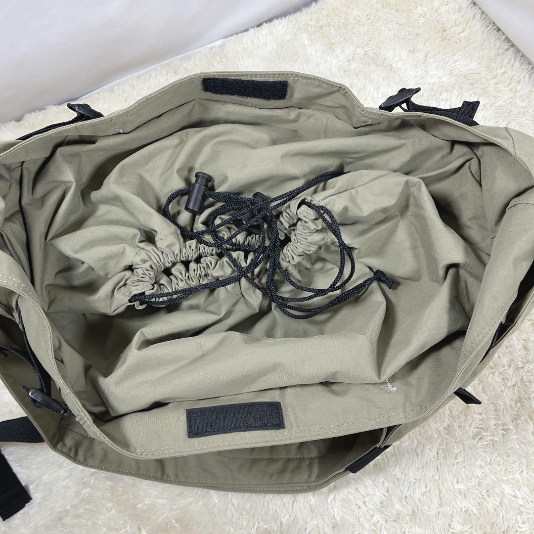 PORTER 【希少】大容量 ショルダーバッグ 巾着 カーキ 旅行カバン