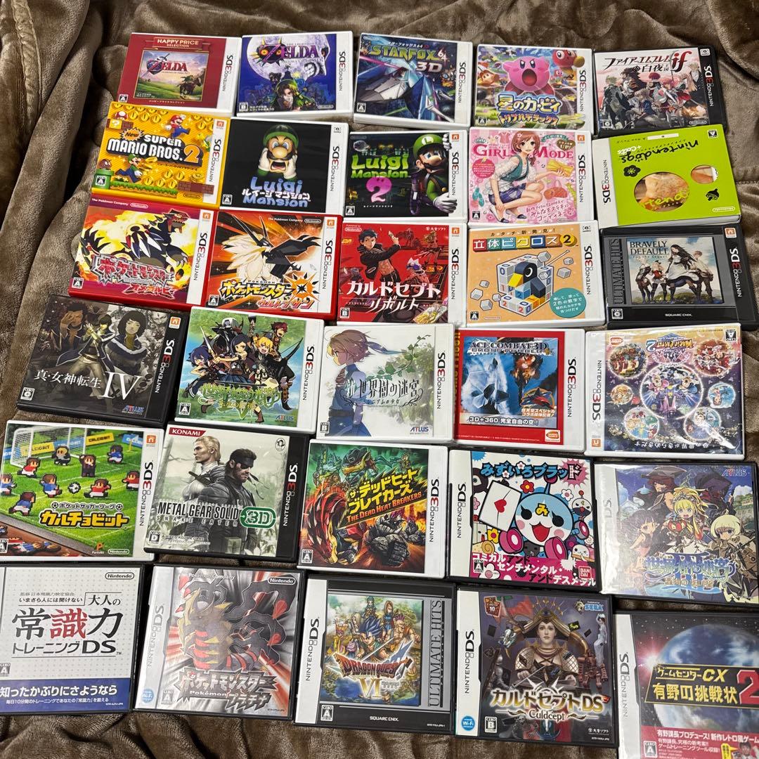 3DS用ソフト23本　DS用ソフト7本セット