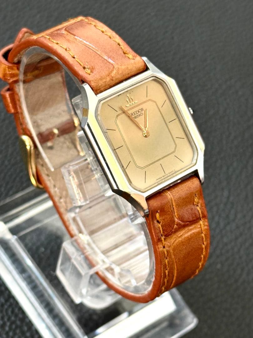 【稼働品】セイコー クレドール 8420-5370 レディース腕時計