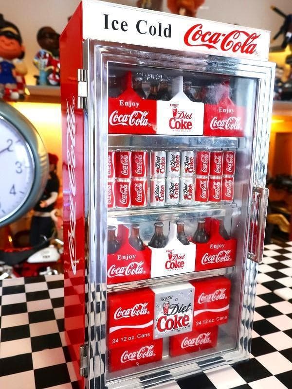 超レア★絶版★コカコーラ 自販機型バンク 音楽、効果音 ギミック付