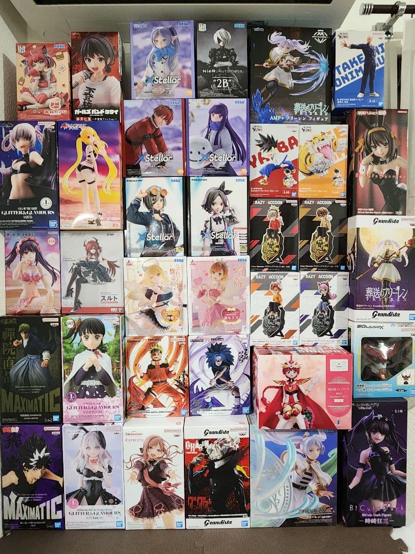 未開封フィギュア36個 レイアース フリーレン アイマス ナルト 2B 美少女系