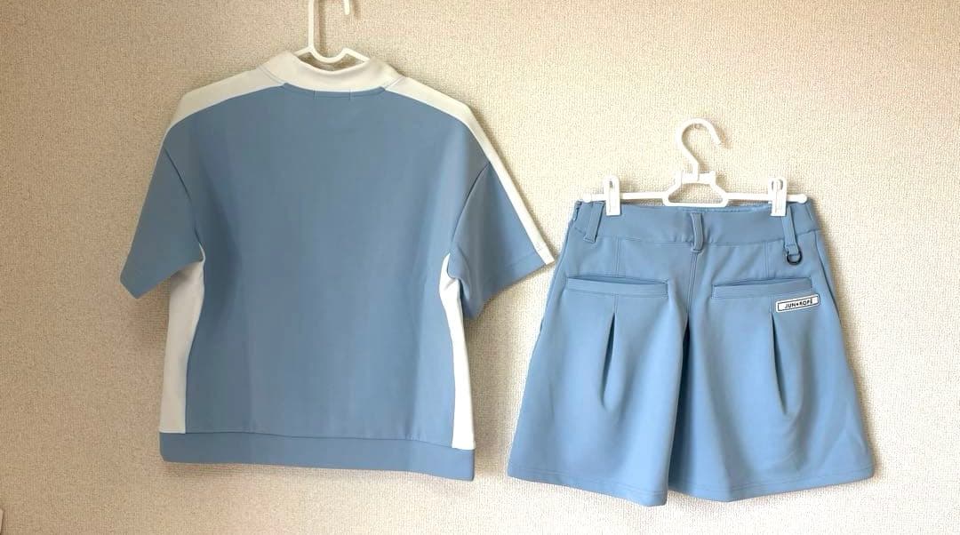 JUN & ROPE ジュンアンドロペセットアップ　ブルー　S