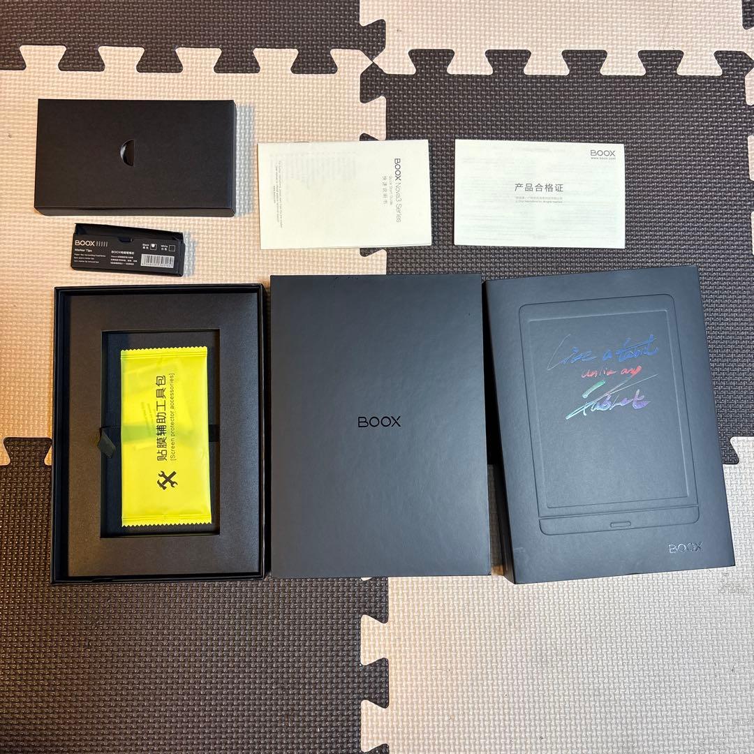 e-ink BOOX nova3 Colorタブレット　スタイラスペン、元箱