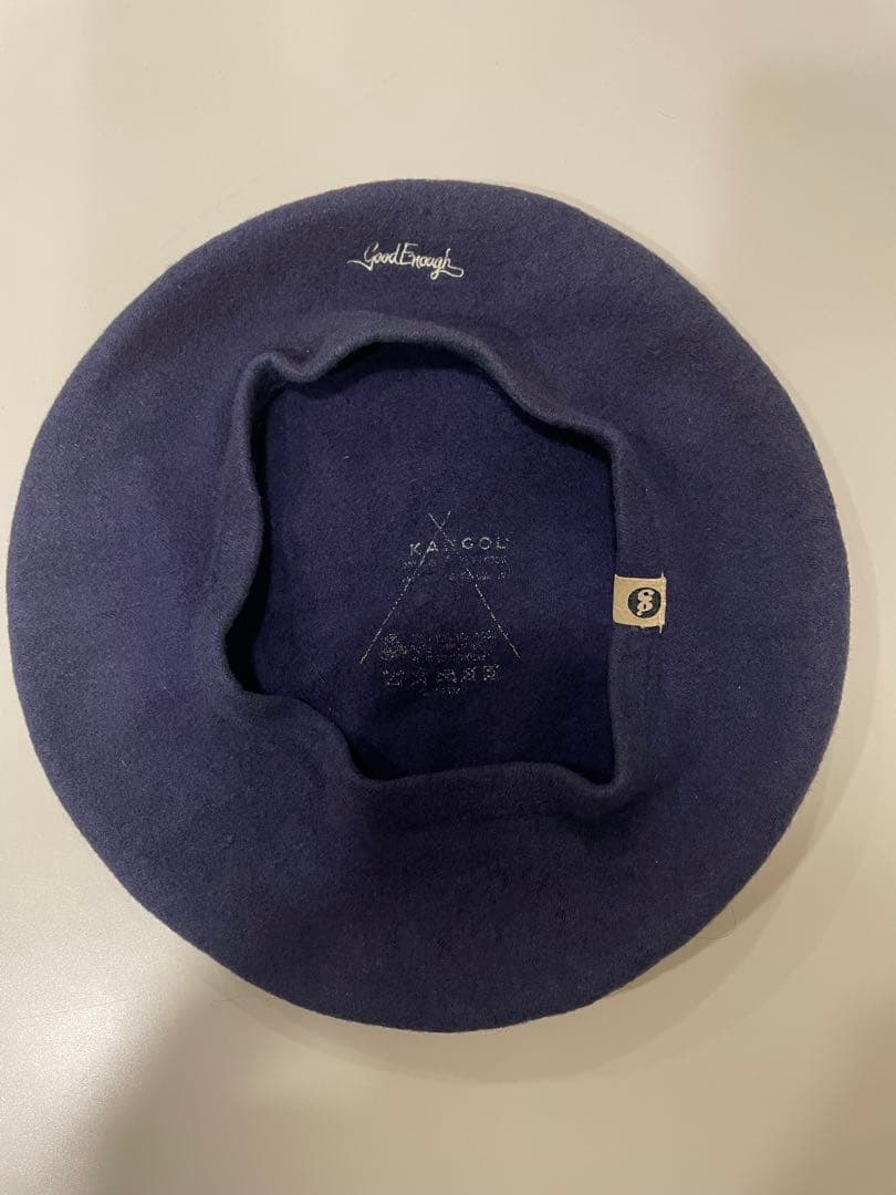 GOODENOUGH×KANGOL 紺ベレー帽 ネイビー　希少90s初期