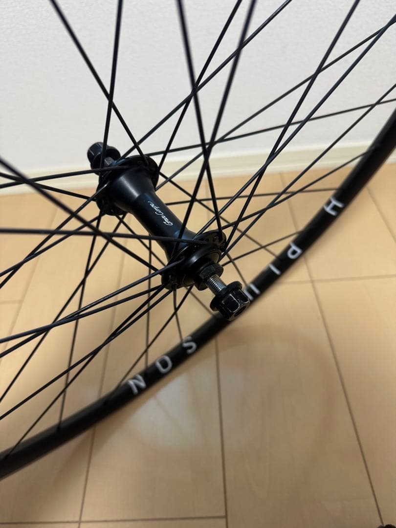 H PLUS SON archetype track wheel 黒 前後セット