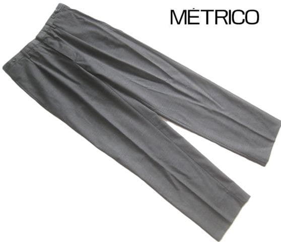 イタリア製 METRICO 5ポケット ウールスラックス パンツ 44 S