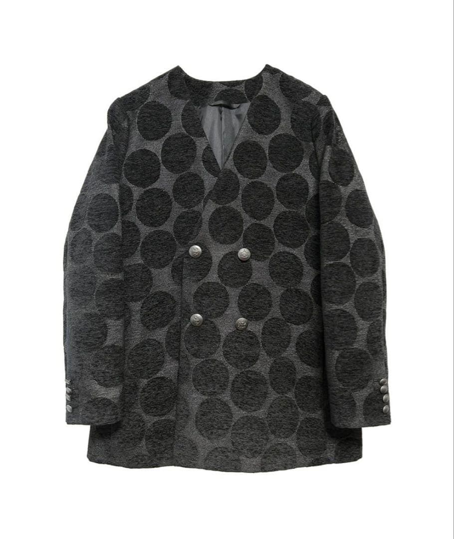 ＆ellecy ドットノーカラージャケット