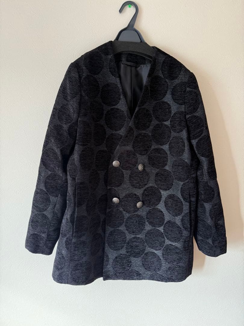 ＆ellecy ドットノーカラージャケット