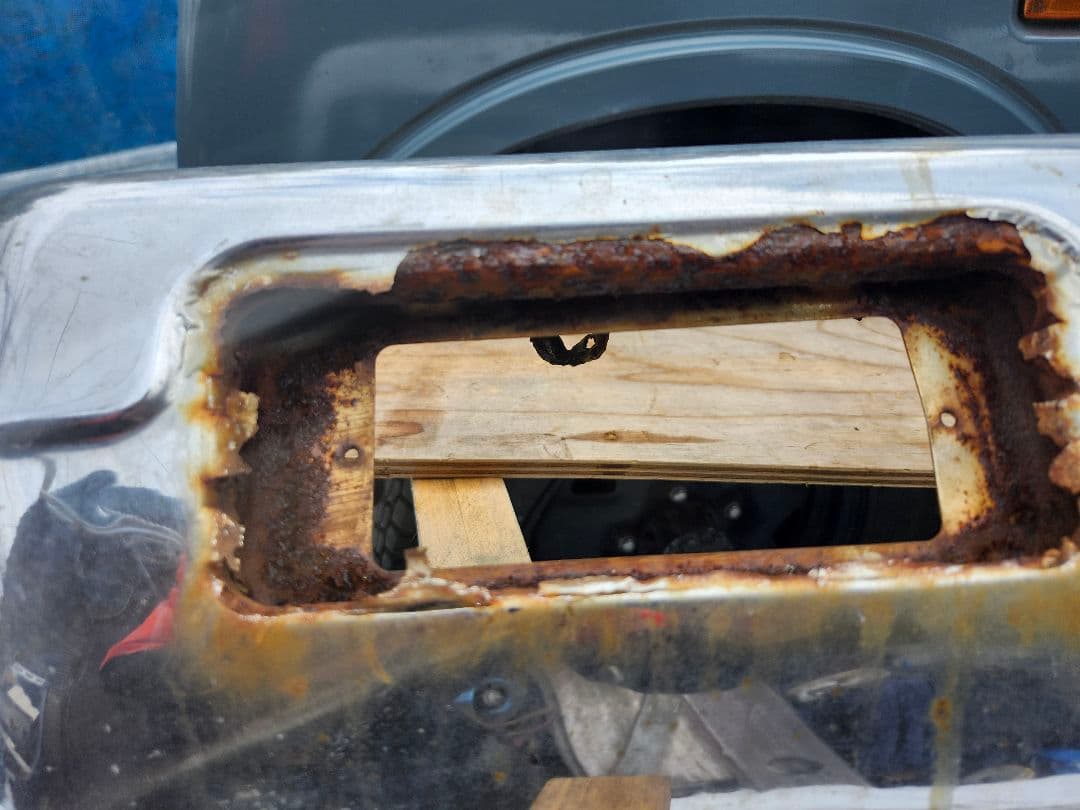 も*ず様 激レア❗スズキ SUZUKI ジムニー JA11 純正メッキバンバー