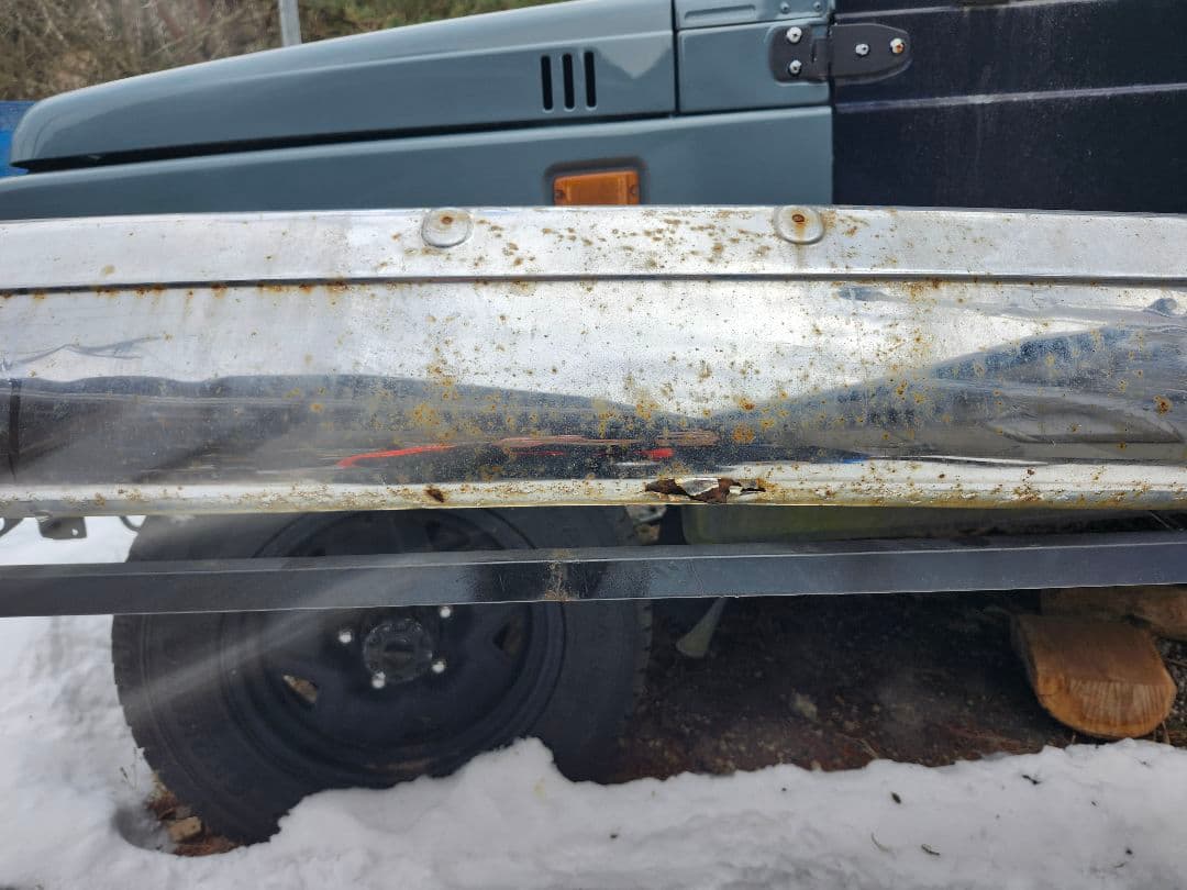 も*ず様 激レア❗スズキ SUZUKI ジムニー JA11 純正メッキバンバー