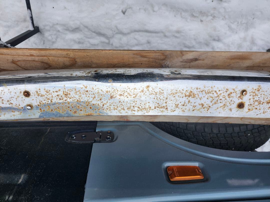 も*ず様 激レア❗スズキ SUZUKI ジムニー JA11 純正メッキバンバー