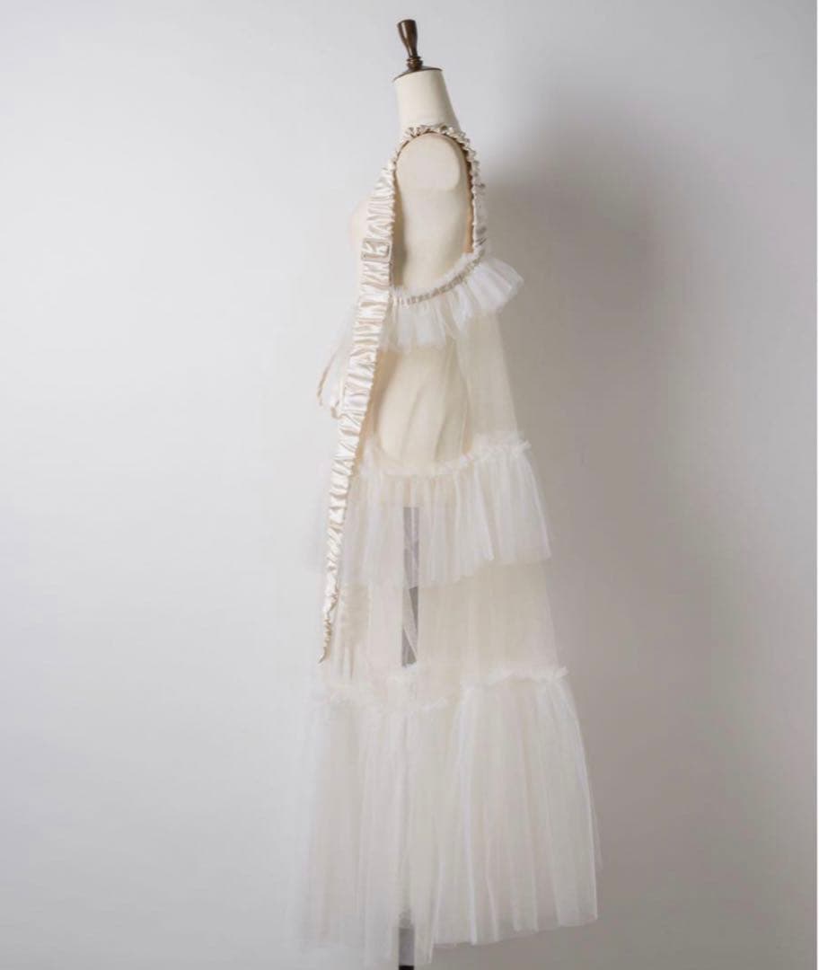 【新品タグ付未使用】 LA BELLE ETUDE　チュールボリュームジレ