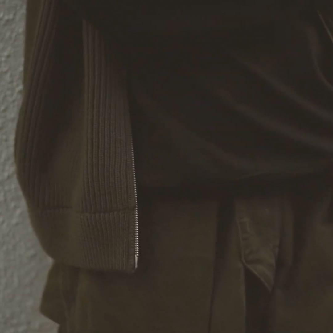 【美品】Ds Knit Vest - OLIVE DAN ハズム