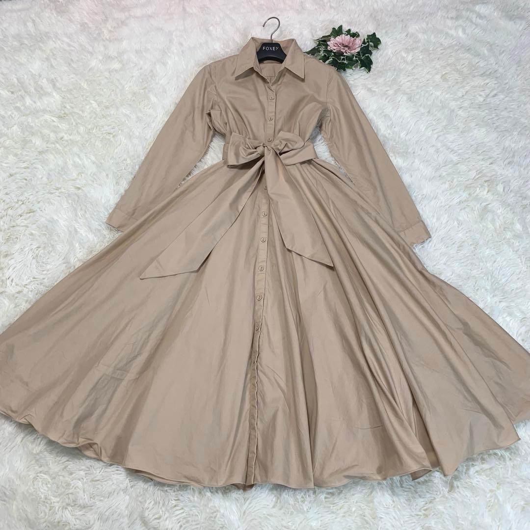 JENNE【23aw/リボンベルト◆オードリールックエアリーワンピース】