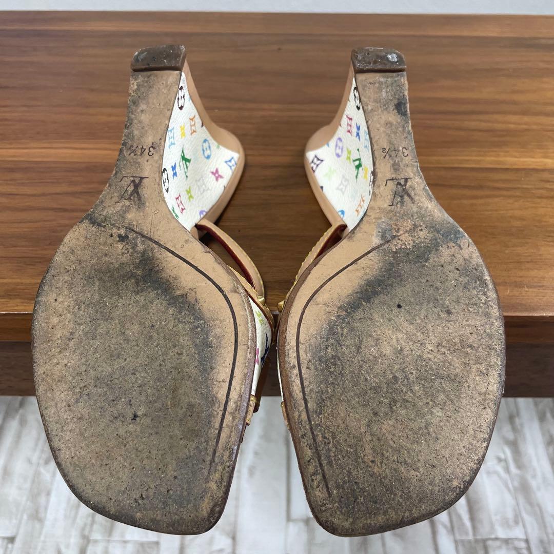 LOUIS VUITTON　ルイヴィトン★モノグラム　マルチカラー　ミュール