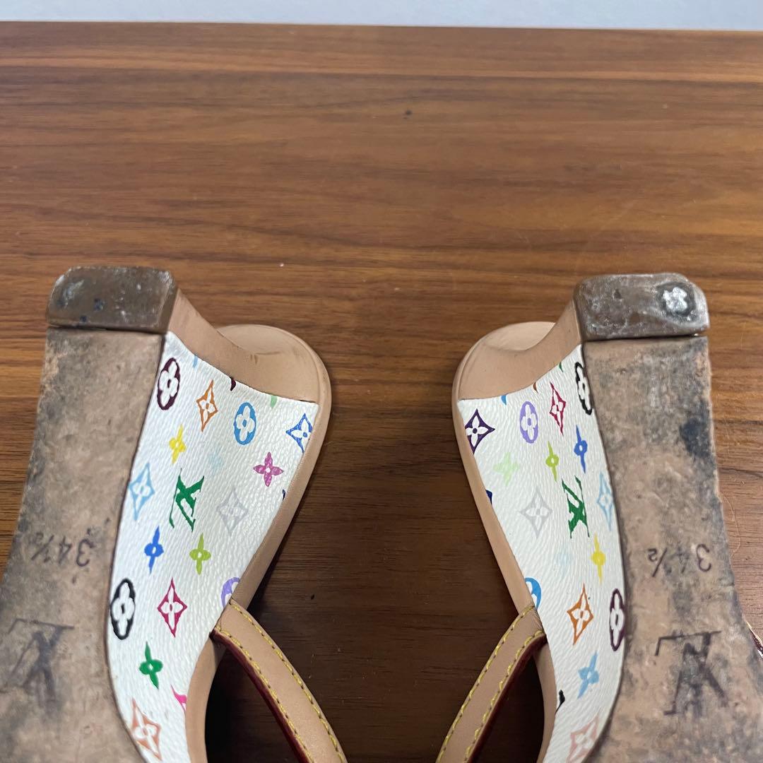 LOUIS VUITTON　ルイヴィトン★モノグラム　マルチカラー　ミュール