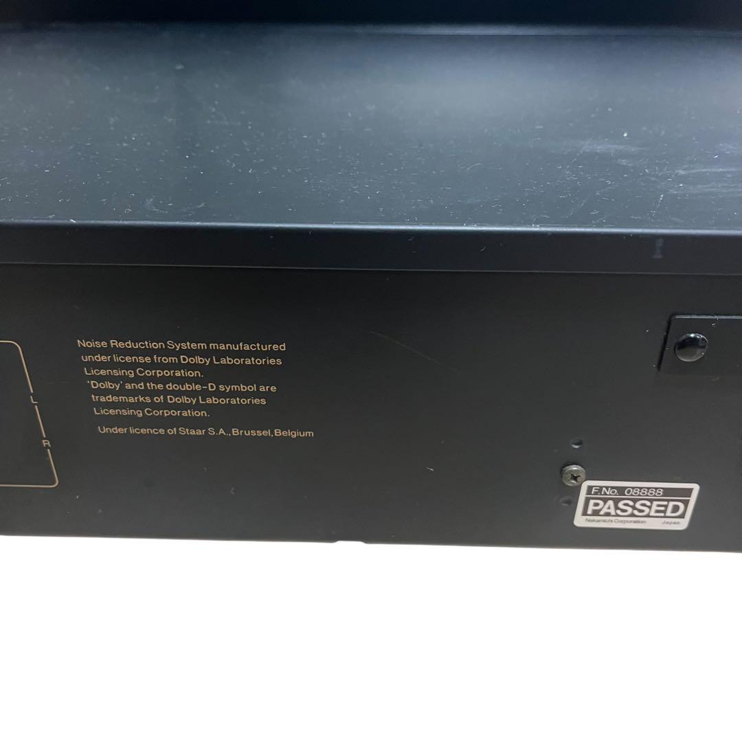 【動作品】NAKAMICHI BX-125 2 HEAD カセットデッキ