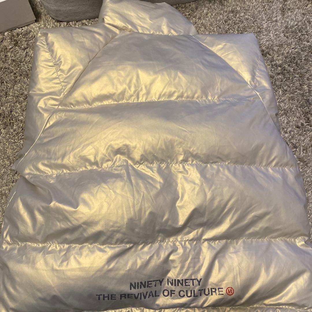 90 Logo Rich Puffer Jacket M 9090ダウン ジャケ