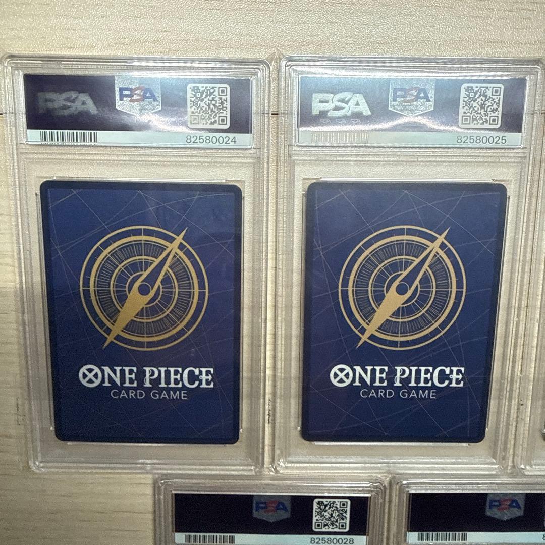 ナミ R パラレル OP01-016 PSA10 ロマンスドーン　7連番