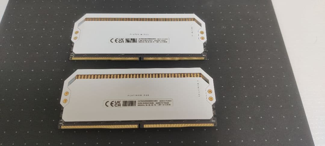 【ワケアリ】CORSAIR DOMINATOR PLATINUM DDR5 WH