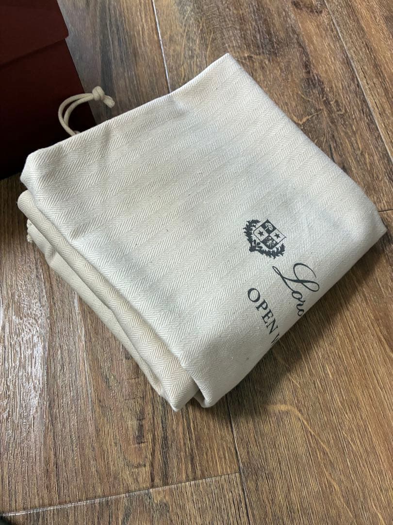 ロロピアーナ　オープンウォーク　美品　ブラック　40ハーフ　Loro piana