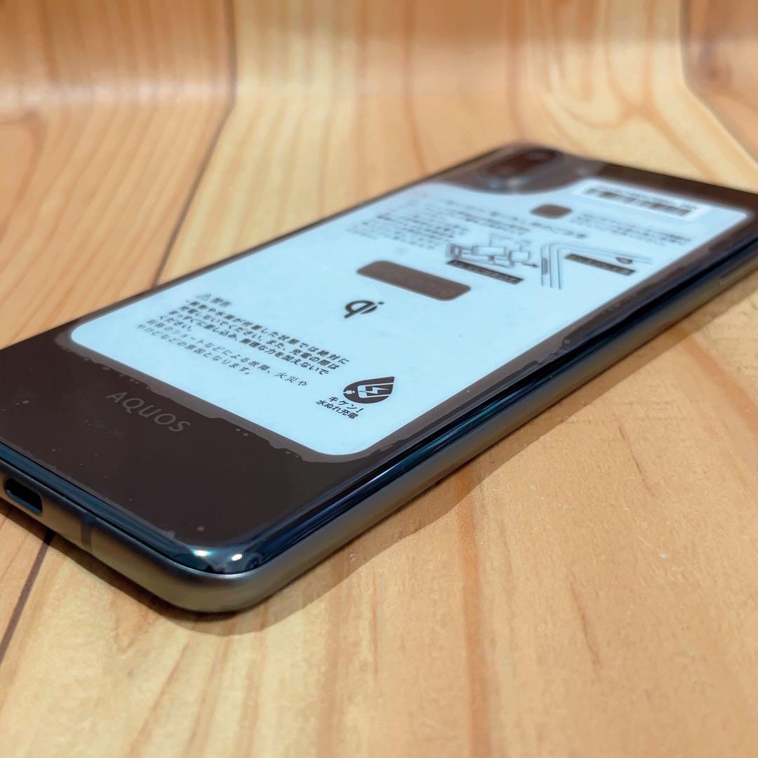 美品 SIMフリー 本体 AQUOS R3 128 GB 046 ブラック