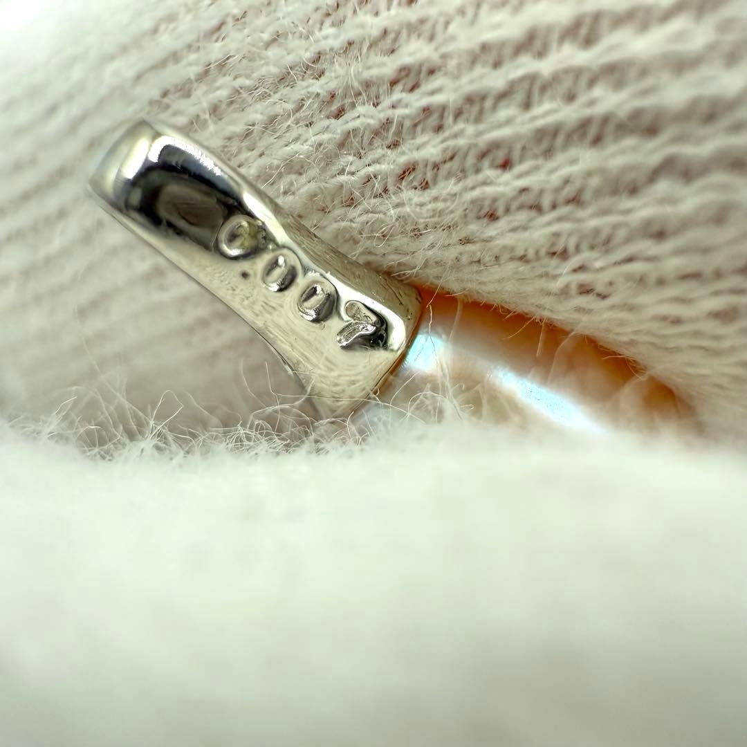 インペリアルセレクション　ダイヤモンド　淡水真珠　馬蹄　シルバーネックレス