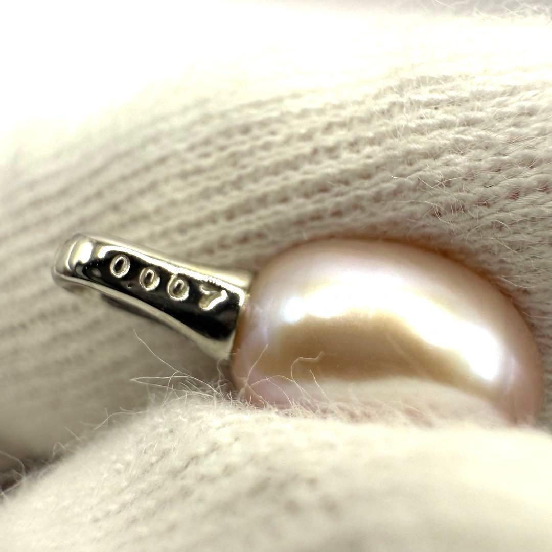 インペリアルセレクション　ダイヤモンド　淡水真珠　馬蹄　シルバーネックレス