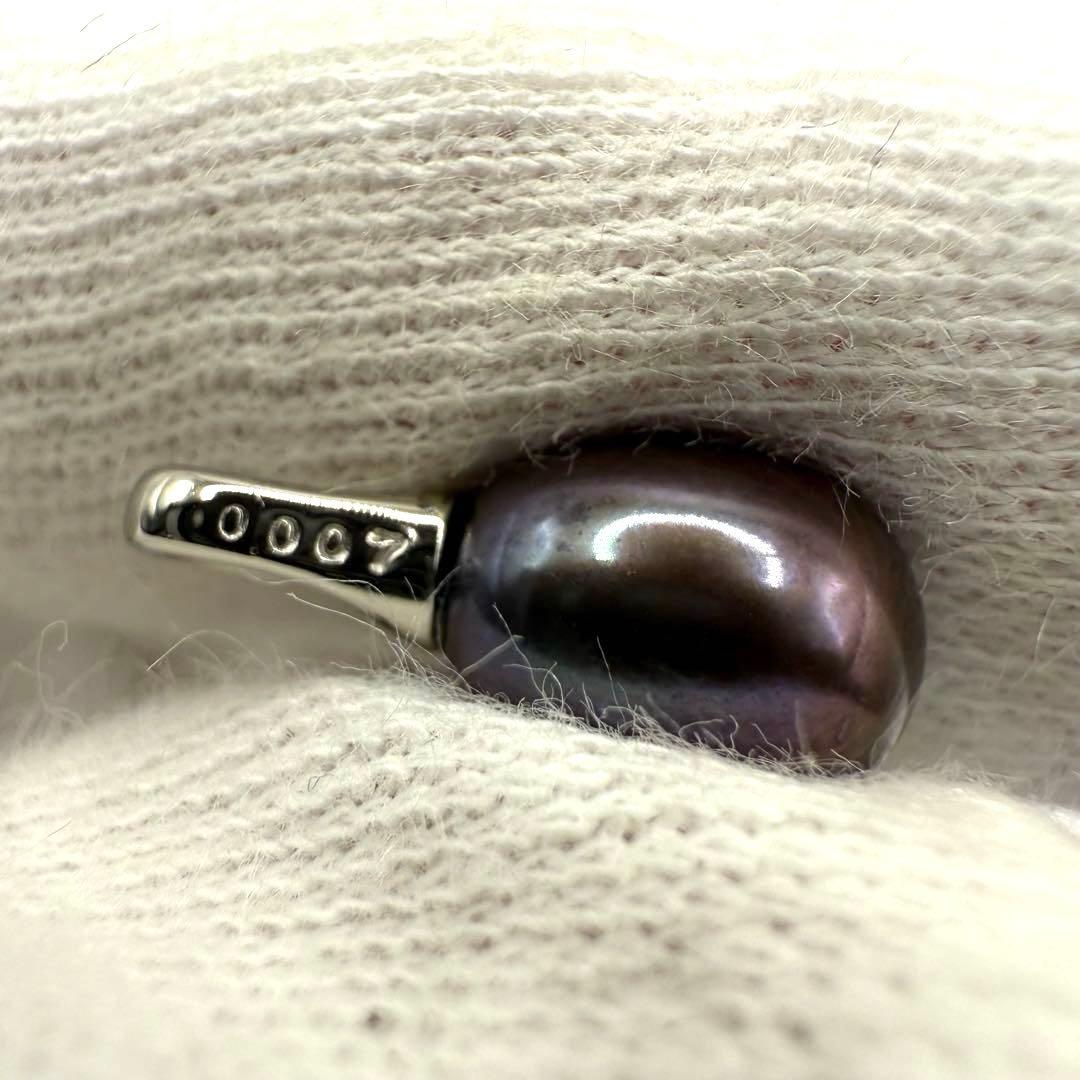 インペリアルセレクション　ダイヤモンド　淡水真珠　馬蹄　シルバーネックレス