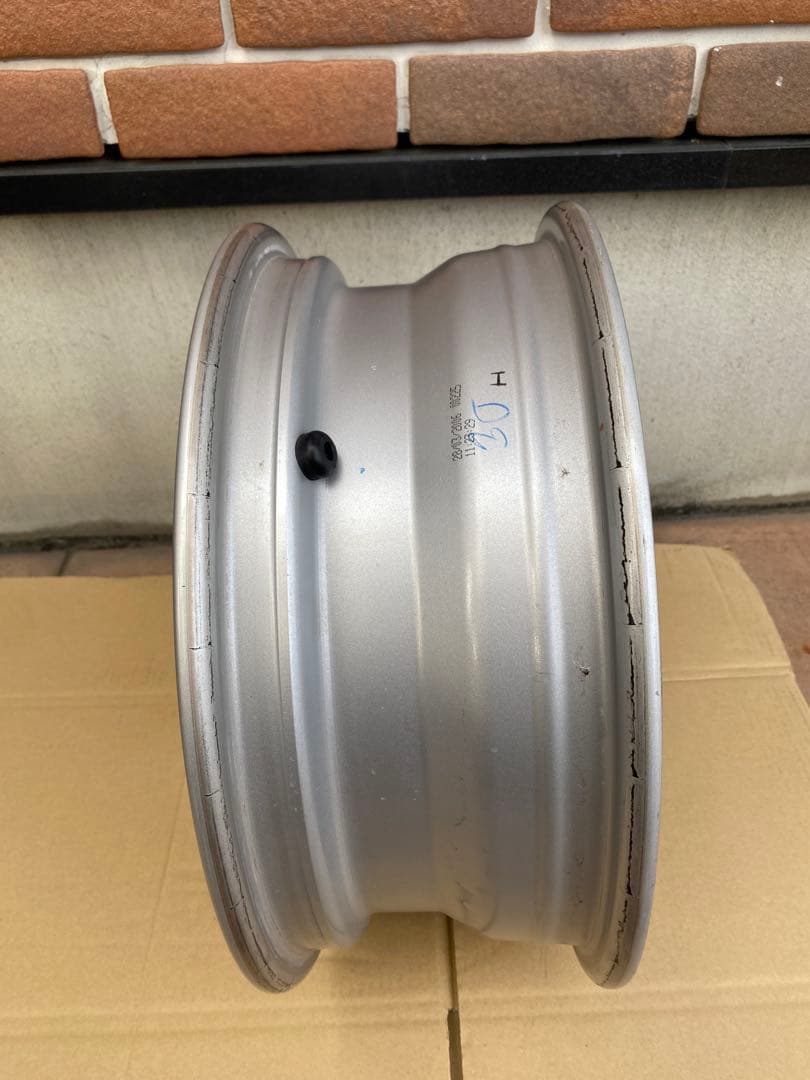 日産セレナC25純正15インチ 15×5.5JJシルバー 5スポーク ホイール