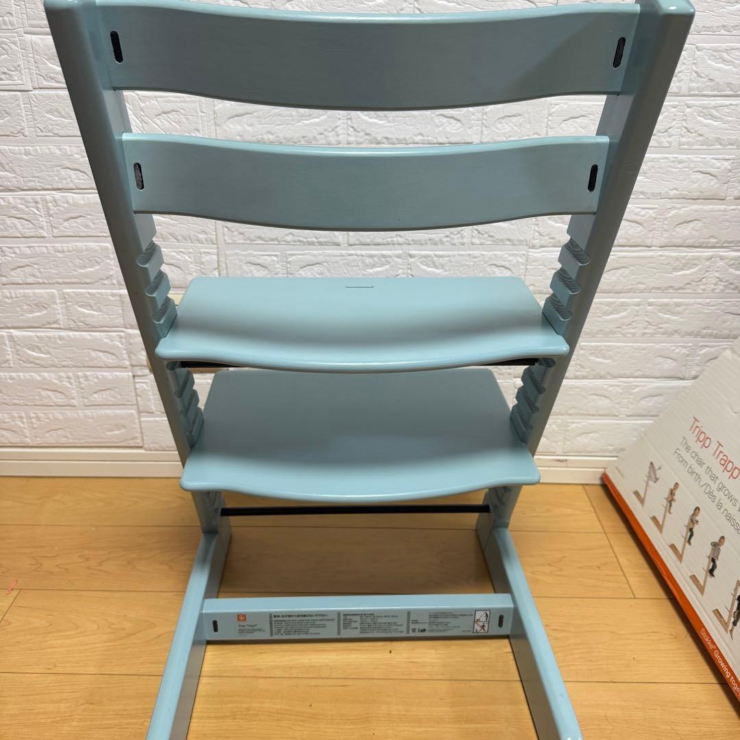 STOKKE TRIPP TRAPP シリアル 6 アクアブルー 箱、説明書有